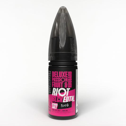 BLCK EDTN: Deluxe Passionfruit & Rhubarb 10ml by Riot Squad