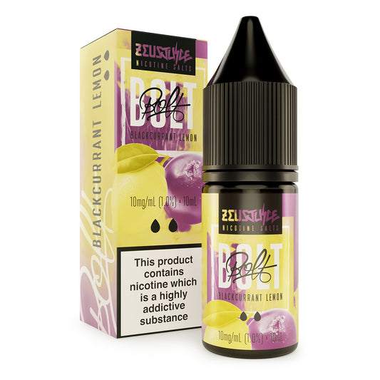 Bolt: Blackcurrant Lemon 10ml by Zeus Juice