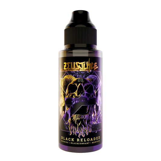 Black Reloaded 100ml Shortfill by Zeus Juice-E-liquid-Vapour Generation