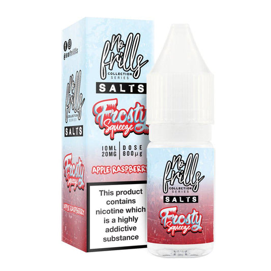 Frosty Squeeze: Apple Raspberry 10ml Nicotine Salt by No Frills-E-liquid-Vapour Generation