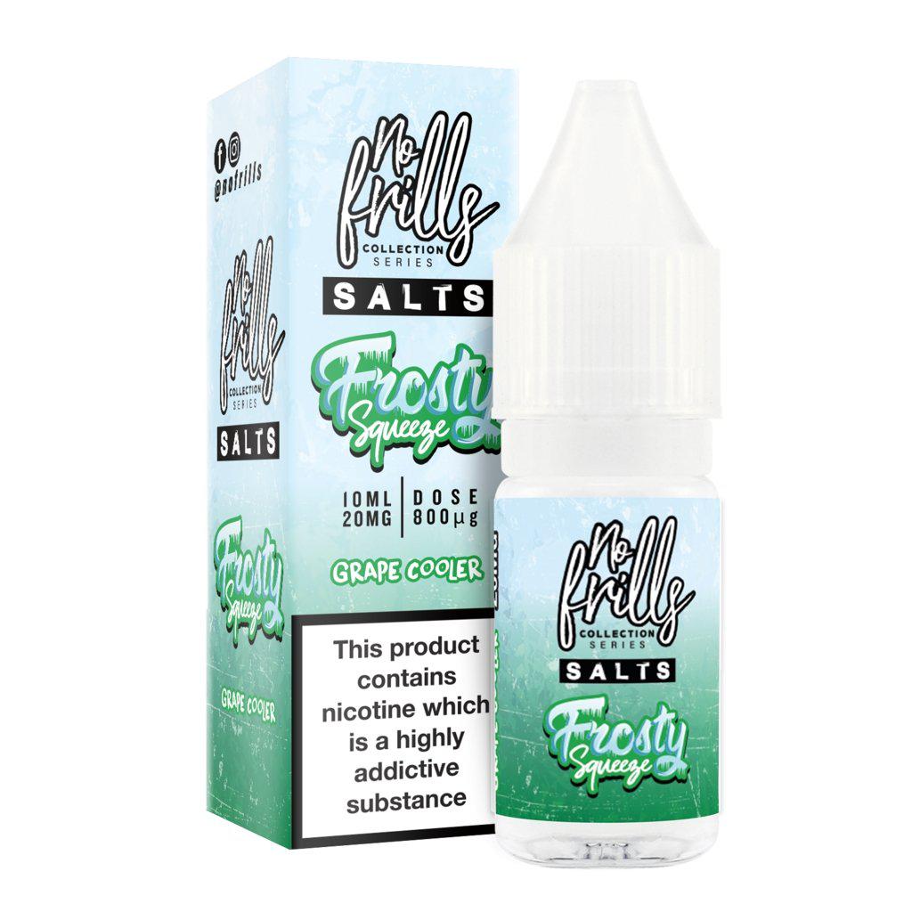 Frosty Squeeze: Grape Cooler 10ml Nicotine Salt by No Frills-E-liquid-Vapour Generation