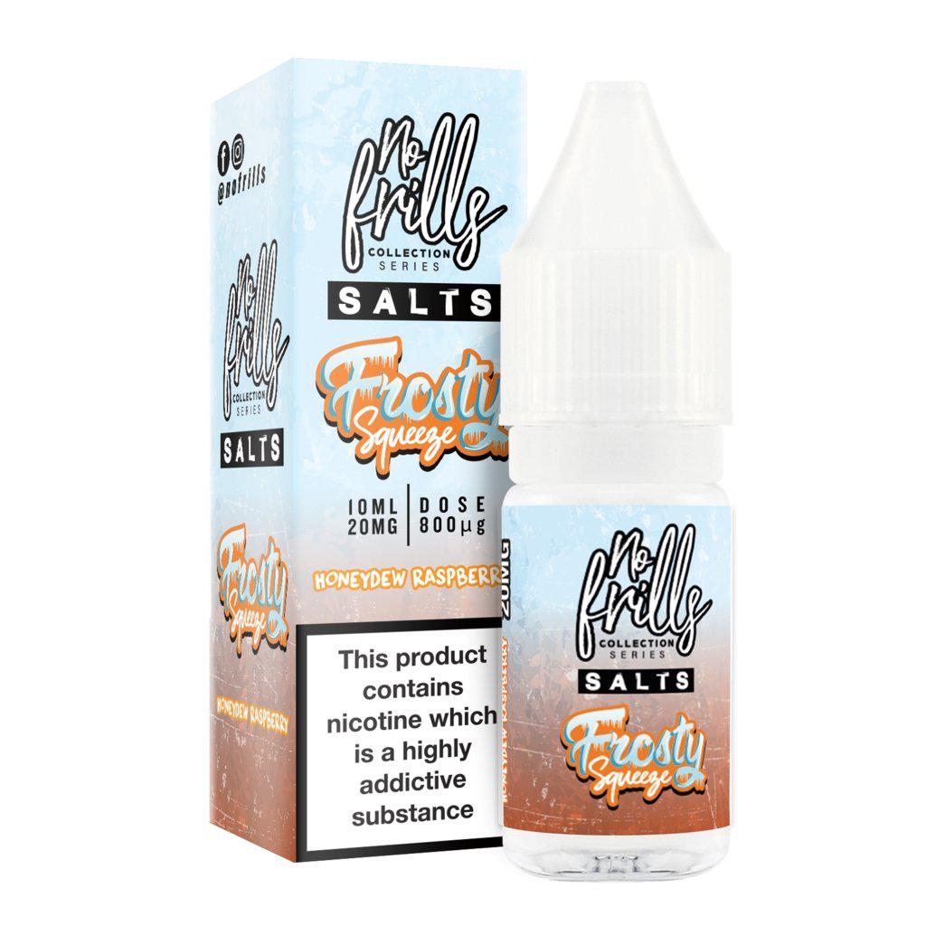 Frosty Squeeze: Honeydew Raspberry 10ml Nicotine Salt by No Frills-E-liquid-Vapour Generation