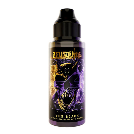 The Black 100ml Shortfill by Zeus Juice-E-liquid-Vapour Generation