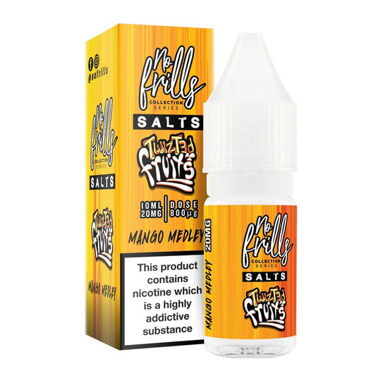 Twisted Fruits: Mango Medley 10ml Nicotine Salt by No Frills-E-liquid-Vapour Generation